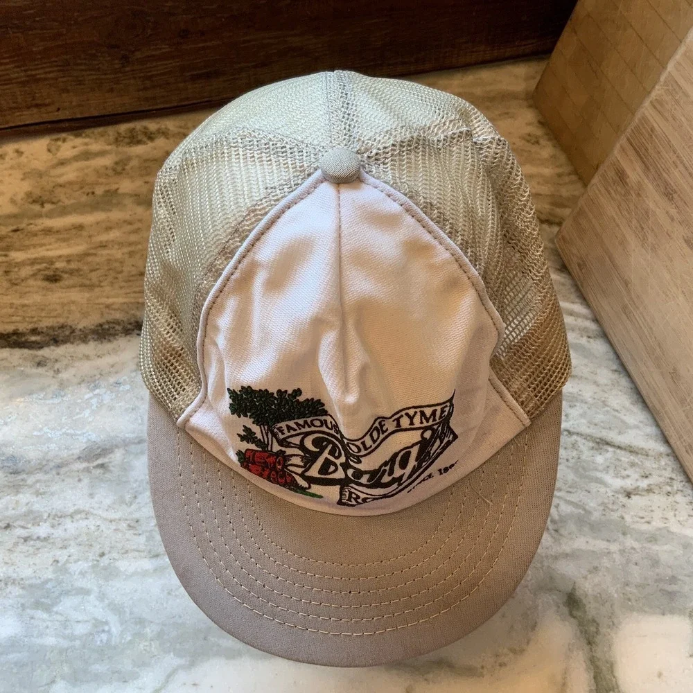 Vintage Barq's Root Beer Trucker SnapBack Hat USA Made B